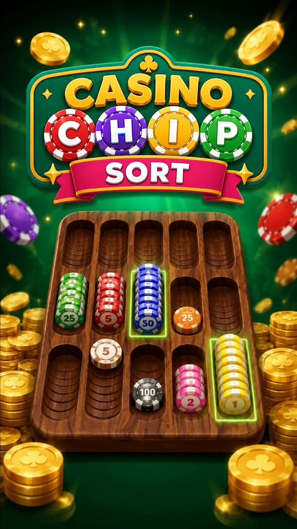 Casino Chip Sort gameplay preview