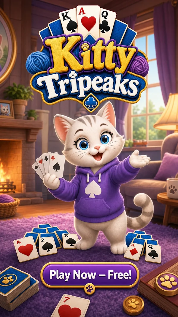 Kitty Tripeaks gameplay preview
