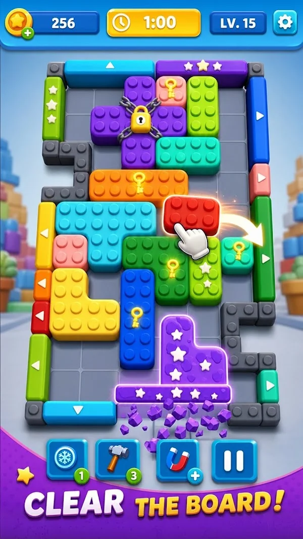 Unjammed Blocks screenshot 2