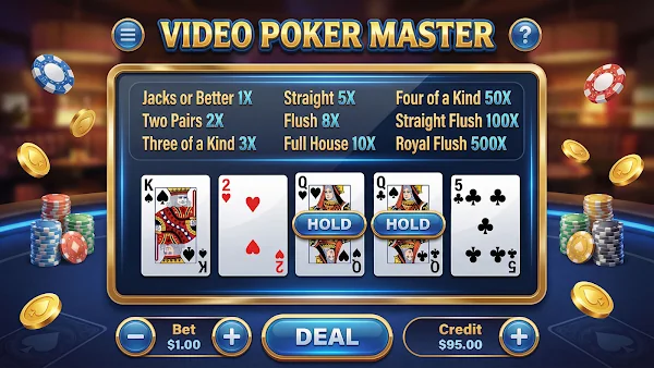 Video Poker Master gameplay preview