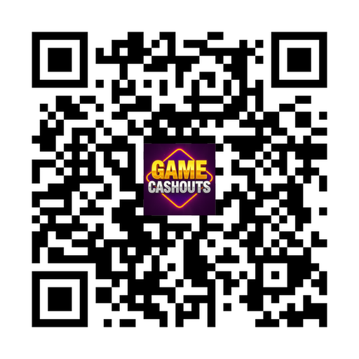 QR code that opens the Game Cashouts download link
